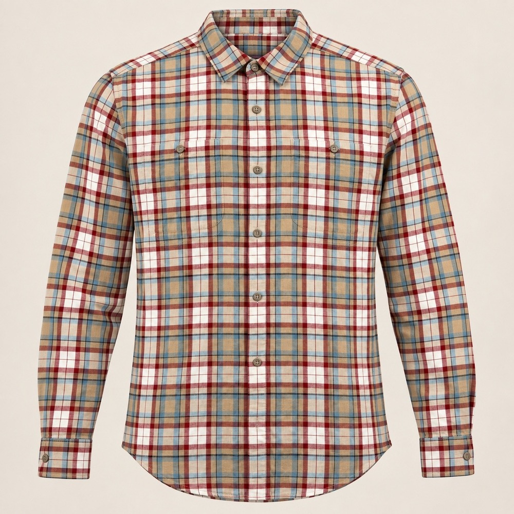 Patagonia Shirt Mens L Plaid Organic Cotton Gorpcore Hiking Outdoor Heritage